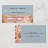 歯科医歯科ドクターティーススマイル気に 名刺 (正面/裏面)