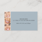 歯科医歯科ドクターティーススマイル気に 名刺 (裏面)