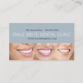 歯科医歯科ドクターティーススマイル気に 名刺