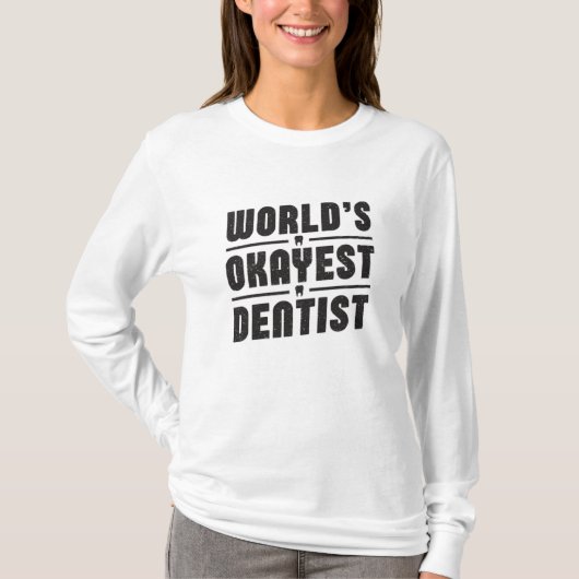歯科医歯科歯おもしろいプレゼントアイディア Tシャツ (正面)