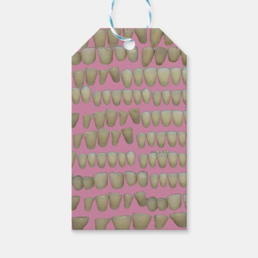 歯科医歯科歯列矯正腐敗歯口 ギフトタグ (正面)