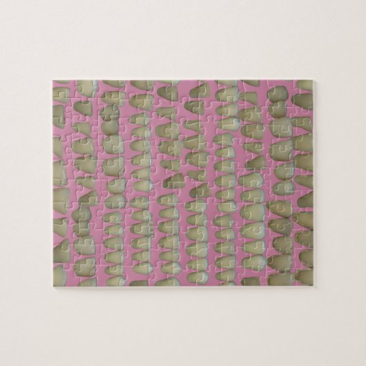 歯科医歯科歯列矯正腐敗歯口 ジグソーパズル (横)