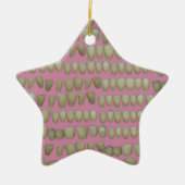 歯科医歯科歯列矯正腐敗歯口 セラミックオーナメント (正面)