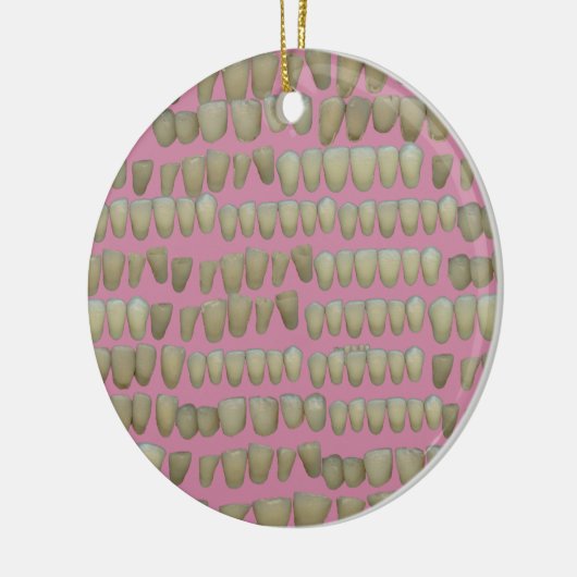 歯科医歯科歯列矯正腐敗歯口 セラミックオーナメント (左)