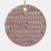 歯科医歯科歯列矯正腐敗歯口 セラミックオーナメント (裏面)