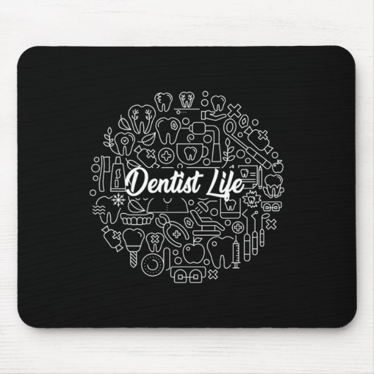 歯科医歯科歯医師歯科 マウスパッド (正面)