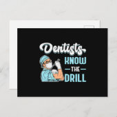 歯科医歯科歯歯ギフトアイディア ポストカード (正面/裏面)