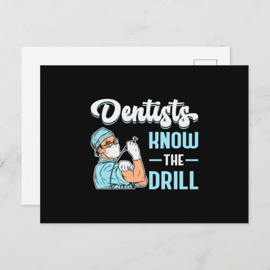 歯科医歯科歯歯ギフトアイディア ポストカード (正面/裏面)