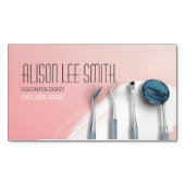 歯科医歯科歯科医師名刺 マグネット名刺 (正面)