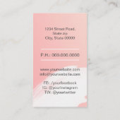 歯科医歯科歯科医師名刺 名刺 (裏面)