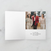 歯科医歯科矯正医 |ハッピーホリデーズホリデーカード シーズンカード (内部)