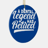 歯科医歯科矯正医A歯科伝説退職した セラミックオーナメント (右)