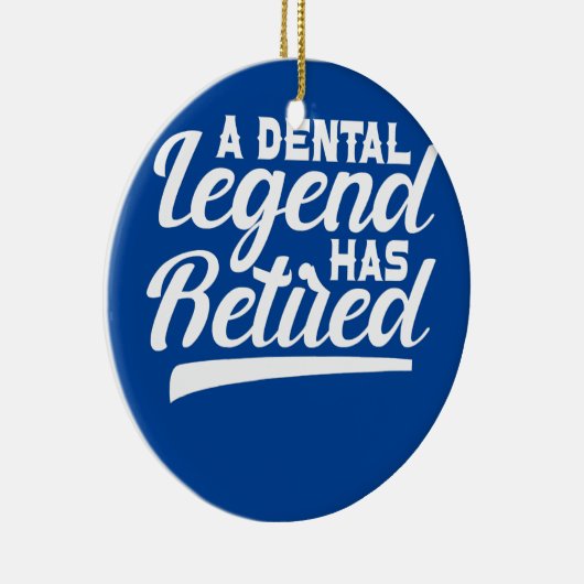 歯科医歯科矯正医A歯科伝説退職した セラミックオーナメント (右)