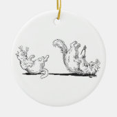 歯科医猫は間違った歯を得ます セラミックオーナメント (正面)