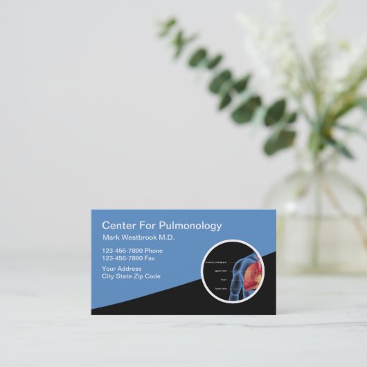 歯科医用アポイントメント名刺 名刺 (スタンド正面)