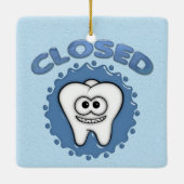 歯科医用オフィスドアハンガー セラミックオーナメント (裏面)