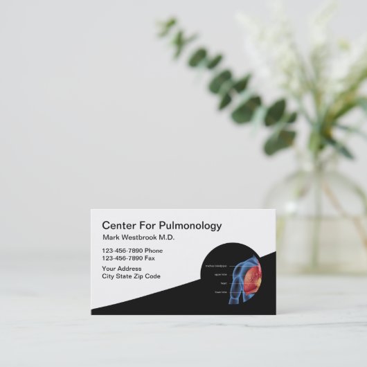 歯科医用名刺 名刺 (スタンド正面)