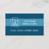 歯科医用歯科医院名刺テンプレート 名刺 (正面)
