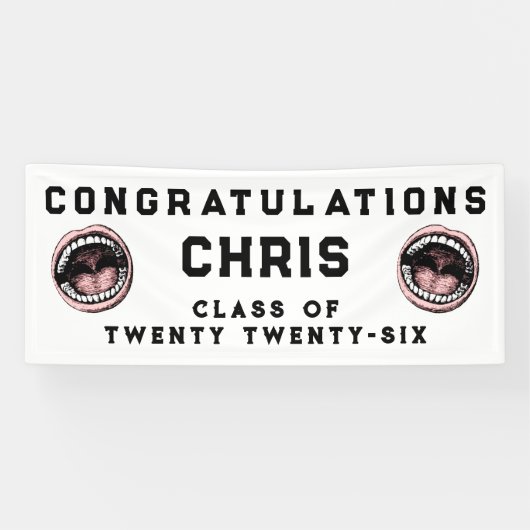 歯科医科卒業式 横断幕 (横)