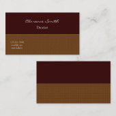 歯科医素朴用プロフェッショナルデザイン 名刺 (正面/裏面)