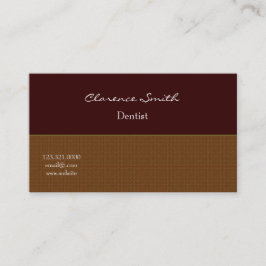 歯科医素朴用プロフェッショナルデザイン 名刺