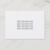 歯科医院のアポイントメントのプロフェッショナルの歯科医 予約カード (裏面)