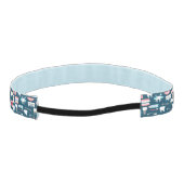 歯科医院のオフィスパターン アスレチックヘッドバンド (裏面)