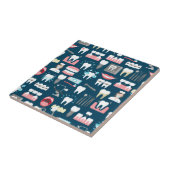 歯科医院のオフィスパターン タイル (側面)