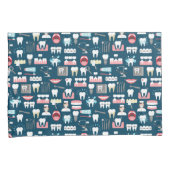 歯科医院のオフィスパターン 枕カバー (正面右)