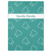 歯科医院のデザイン クリップボード (裏面)