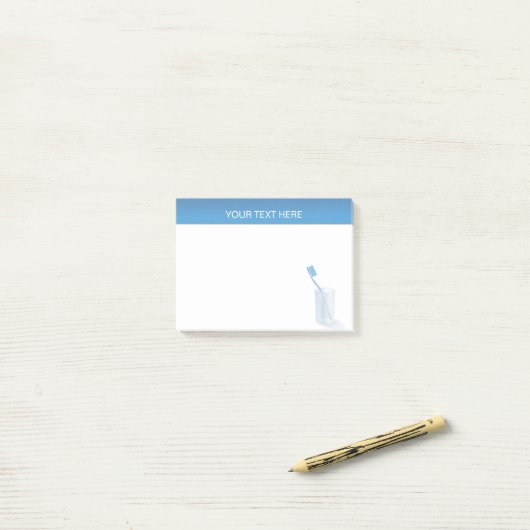 歯科医院のプロフェッショナルの歯科医 ポストイット (デスク上)