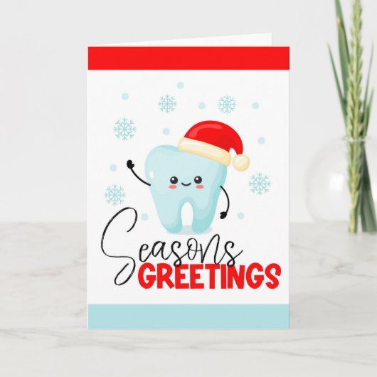 歯科医院のホリデーカード シーズンカード (正面)