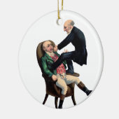 歯科医院クリスマスデコレーション セラミックオーナメント (左)