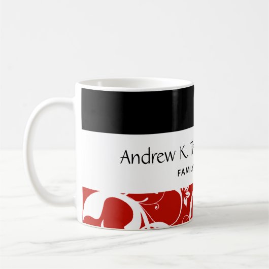 歯科医院スタッフプロダマスク コーヒーマグカップ (左)