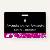 歯科医院スタッフプロダマスク バッジ (裏面)