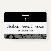 歯科医院スタッフプロダマスク バッジ (裏面)