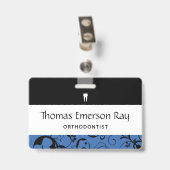 歯科医院スタッフプロダマスク バッジ (裏面 （クリップ付）)