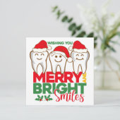 歯科医院フラットホリデーカード シーズンカード (スタンド正面)