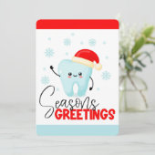 歯科医院フラットホリデーカード シーズンカード (スタンド正面)