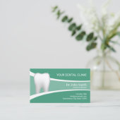 歯科医院プロフェッショナル歯医者グリーン 予約カード (スタンド正面)