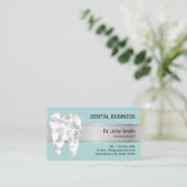 歯科医院ミントブルー歯科アポイントメント 予約カード (スタンド正面)