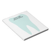 歯科医院メモ帳(big tooth logo) ノートパッド (アングル)