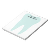 歯科医院メモ帳(big tooth logo) ノートパッド (回転)