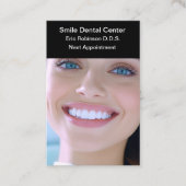 歯科医院モダンアポイントメントカード 予約カード (正面)