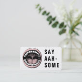 歯科医院歯科アポイントメント 予約カード (スタンド正面)