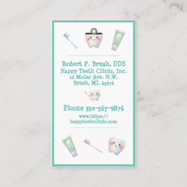 歯科医院歯科タイポグラフィ名歯の子ども 名刺