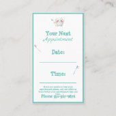 歯科医院歯科タイポグラフィ名歯の子ども 名刺 (正面)