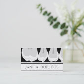 歯科医院歯科用歯X線イラストレーション 名刺 (スタンド正面)