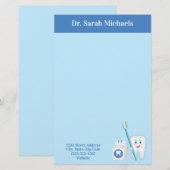 歯科医院 オーダーメイド ポストイットノート 便箋 (正面/裏面)