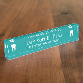 歯科医院 デスクネームプレート (側面)